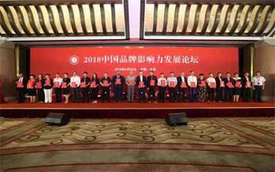 泰豪公司榮膺“2018中國(guó)品牌影響力百?gòu)?qiáng)”企業(yè)